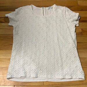 Market and spruce zipper back top.